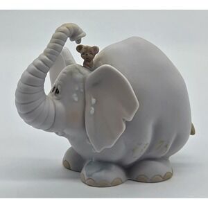Precious‎ Moments Showers of Blessings Elephant Mouse Figurine 1987 Enesco